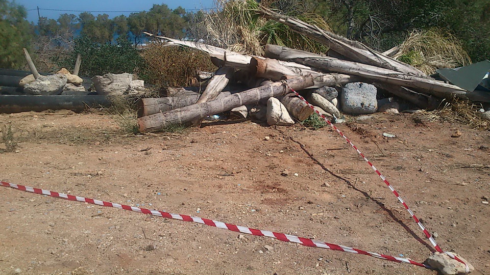 Το σημείο που βρέθηκε κατακρεουργημένο το παιδί