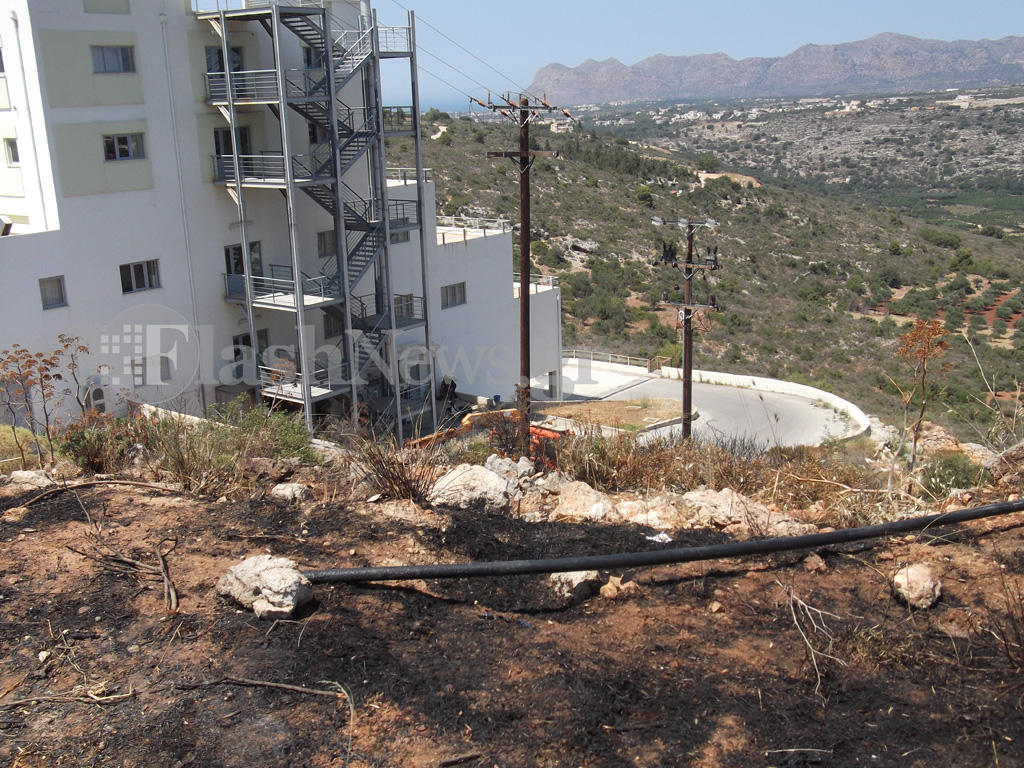  Χανιά: Ανησυχία απο πυρκαγιά μεταξύ Κορακιών και Βόθωνα Ακρωτηρίου (φωτο)