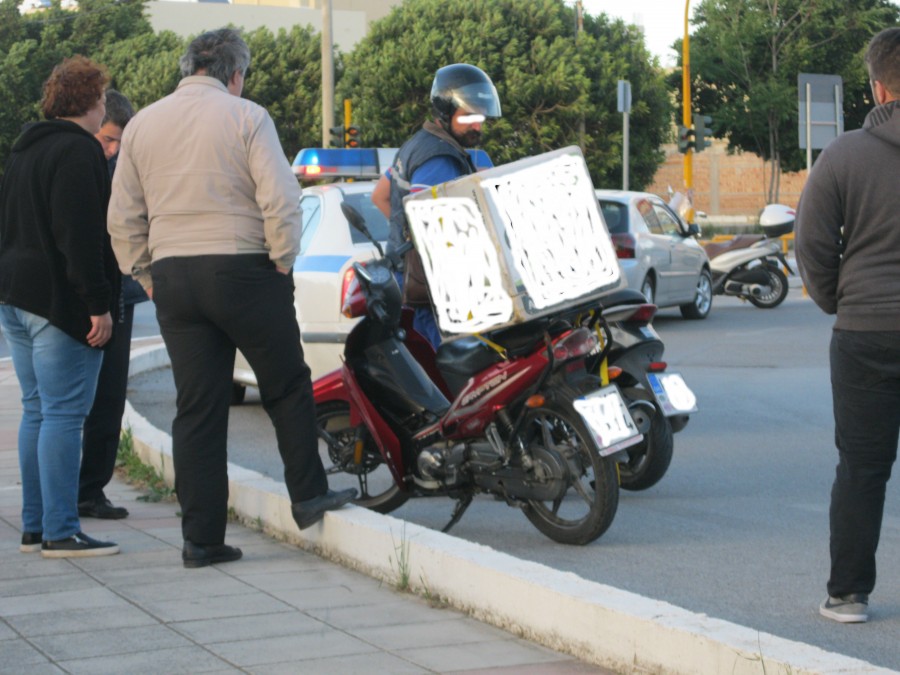 Χανιά: Τροχαίο στην Αναγνώστου Γογονή (Photos)