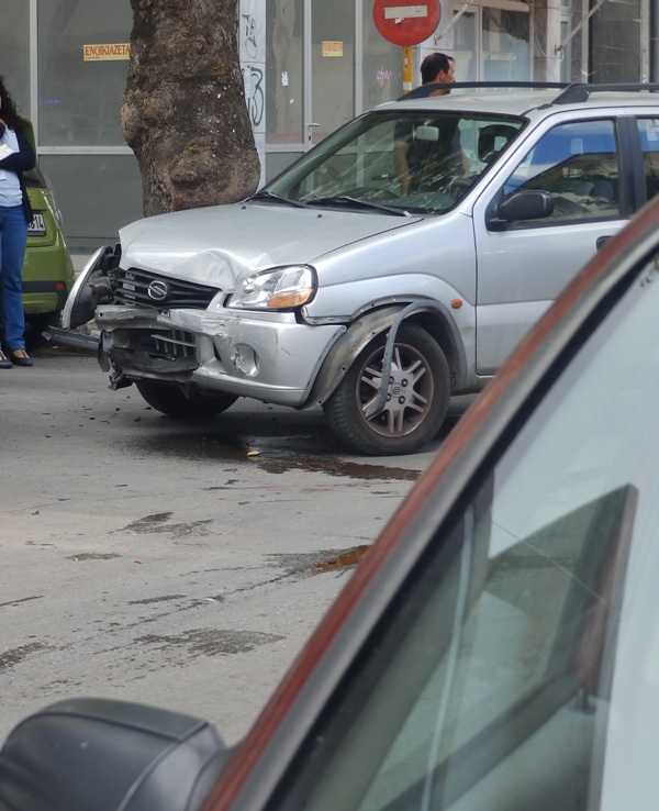 Τροχαίο με το καλημέρα, στο κέντρο των Χανίων.