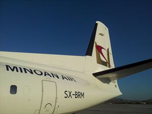 Καλή αρχή για την Minoan Air, έφτασε το πρώτο αεροσκάφος στο Ηράκλειο