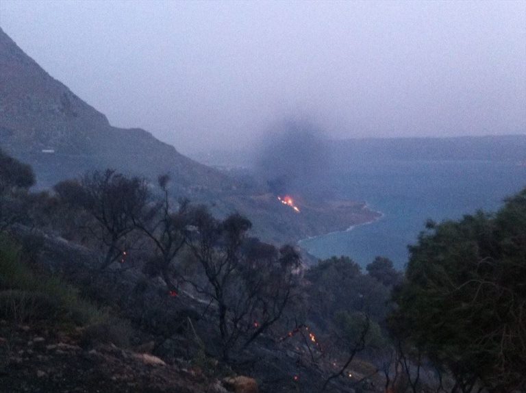 Συνελήφθη 45χρονος για εμπρησμό στα Μεγάλα Χωράφια Χανίων