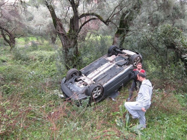 Χανιά: Περιπέτεια για 23χρονη οδηγό το πρωί της Κυριακής