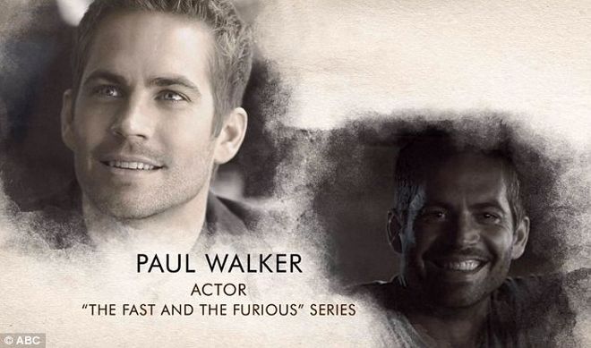 ΒΙΝΤΕΟ: αποχαιρέτησαν Paul Walker και Philip Seymour Moore στα Όσκαρ