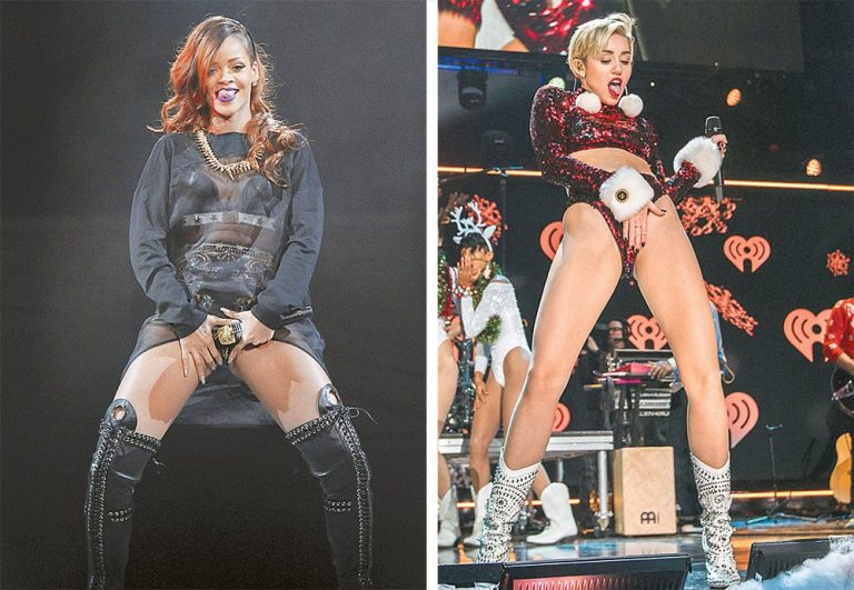 Rihanna Vs Miley: Ποια τα πετάει καλύτερα;