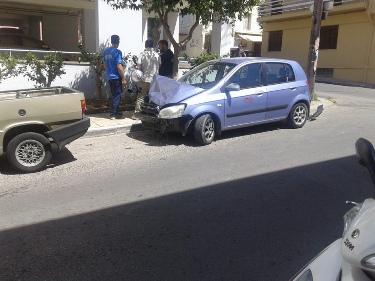 Και άλλο τροχαίο με μηχανάκι στην πόλη των Χανίων (φώτο)