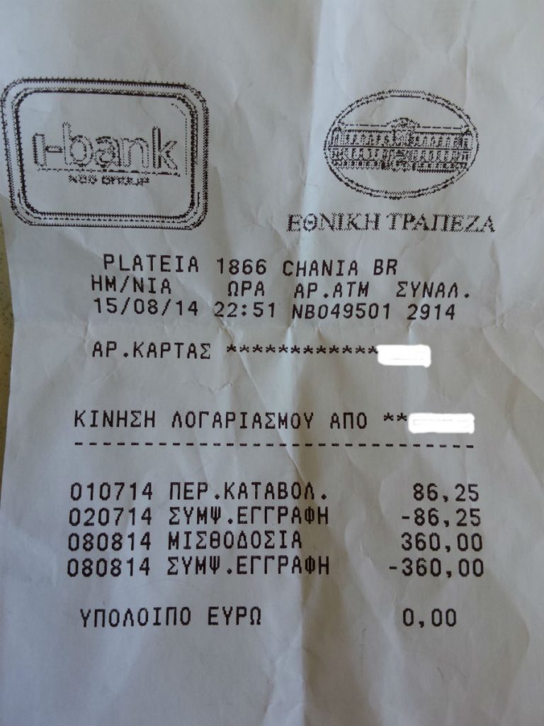 Η τράπεζα “άδειασε” λογαριασμό ανέργου Χανιώτη με χτυπημένο παιδί!