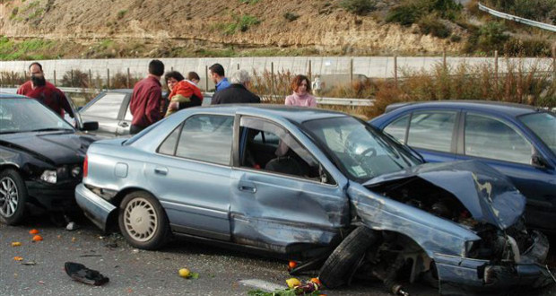 Η βροχή έφερε… καραμπόλα στην Κρήτη