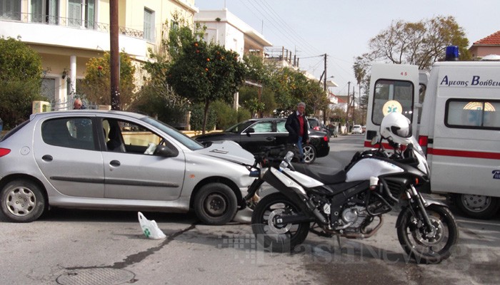 Τροχαίο στα Χανιά με...βουλευτικό αυτοκίνητο και με τραυματισμό