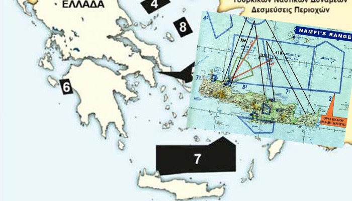 Παίζει με την φωτιά η Τουρκία – Δέσμευσε τον χώρο του Πεδίου Βολής Κρήτης !