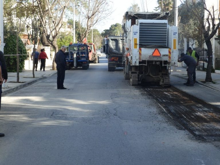 Χανιά | Ξεκίνησαν οι εργασίες στην οδό Νεάρχου (φωτο)