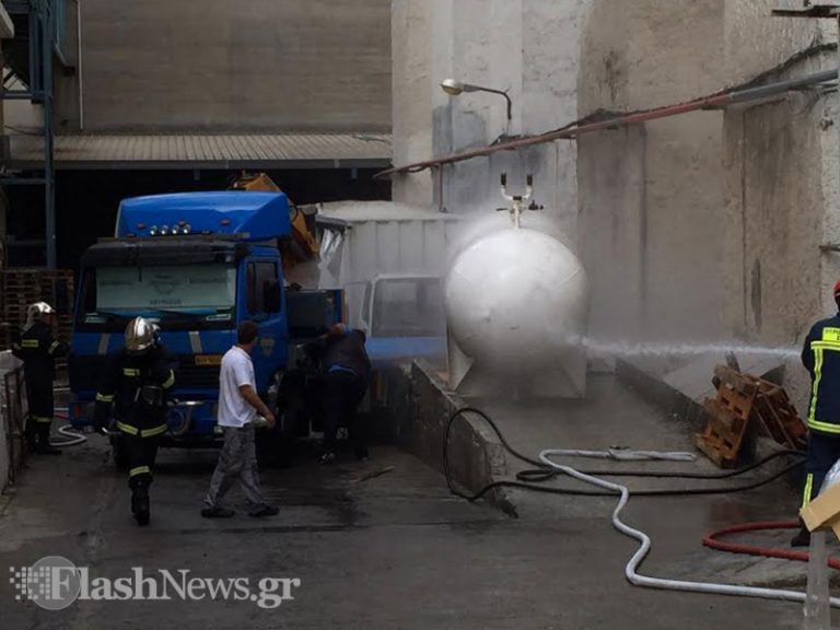 Συναγερμός από διαρροή προπανίου στη Σούδα (φωτο)