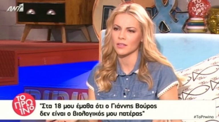 Μαρία Λουίζα Βούρου: «Στα 18 έμαθα ότι ο Γιάννης Βούρος δεν είναι βιολογικός μου πατέρας»