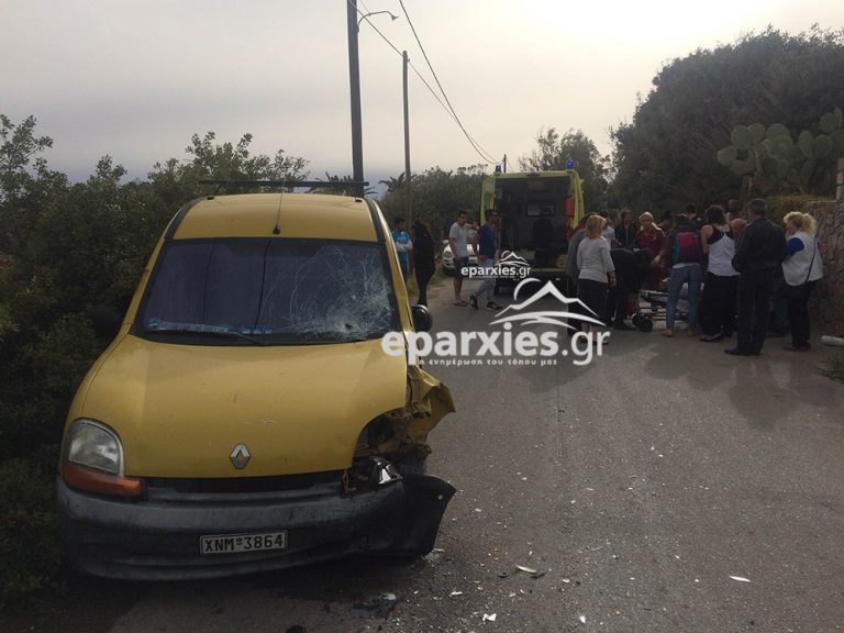 Χανιά: Τροχαίο στην Παλαιόχωρα με πολύ σοβαρό τραυματισμό δικυκλιστή (φωτο)