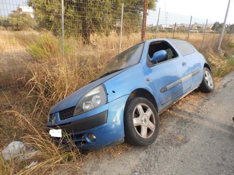 Χανιά: Από το δρόμο στο χαντάκι Ι.Χ στην οδό Μουρνιών (Photos)