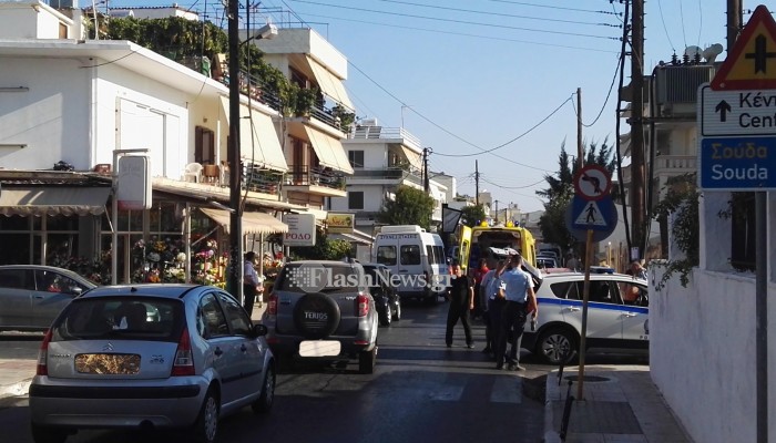 Τροχαίο με ένα τραυματία με το καλημέρα στα Χανιά (φωτο)