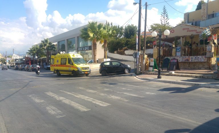 Χανιά: Τροχαίο με μηχανάκι στην Αγία Μαρίνα (Photo)