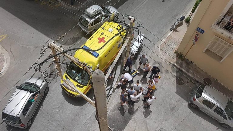 Τραυματίστηκε Δικυκλιστής Σε Τροχαίο Στο Κέντρο Των Χανίων (photo-video)