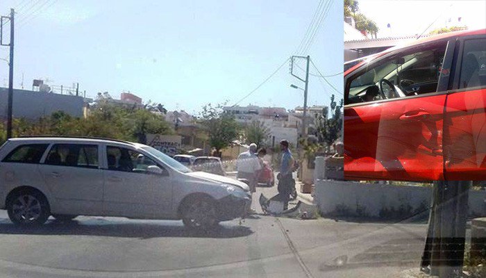 Δύο τροχαία μέσα σε μια ώρα στην πόλη των Χανίων (φωτο)