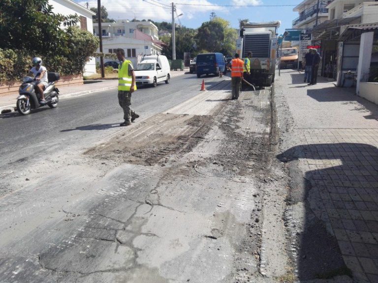 Ξεκίνησαν οι εργασίες στο δρόμο της Ακρωτηρίου -Πως θα γίνεται η κυκλοφορία