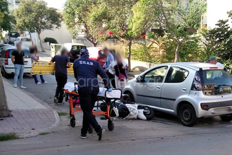 Χανιά: Συγκρούστηκε μηχανάκι που επέβαιναν ηλικιωμένοι