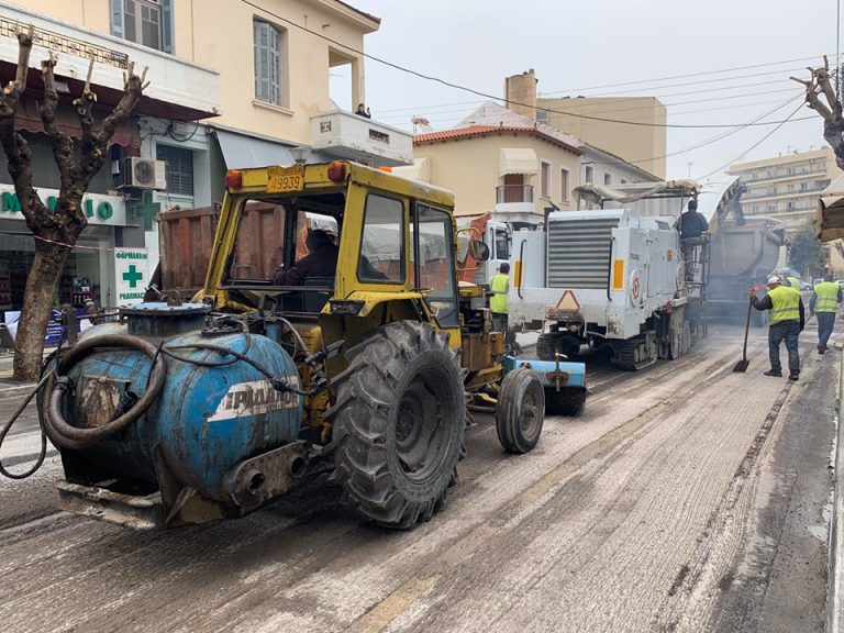 Χανιά: Στην… τελική ευθεία οι εργασίες ασφαλτόστρωσης της Κυδωνίας (φωτο)