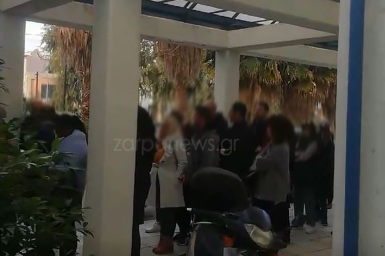 Χανιά: Τριτοκοσμικές εικόνες στο ΙΚΑ (video)