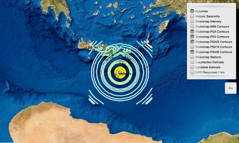 Η Κρήτη σείεται - 10 ισχυρές δονήσεις μετά τον μεγάλο σεισμό