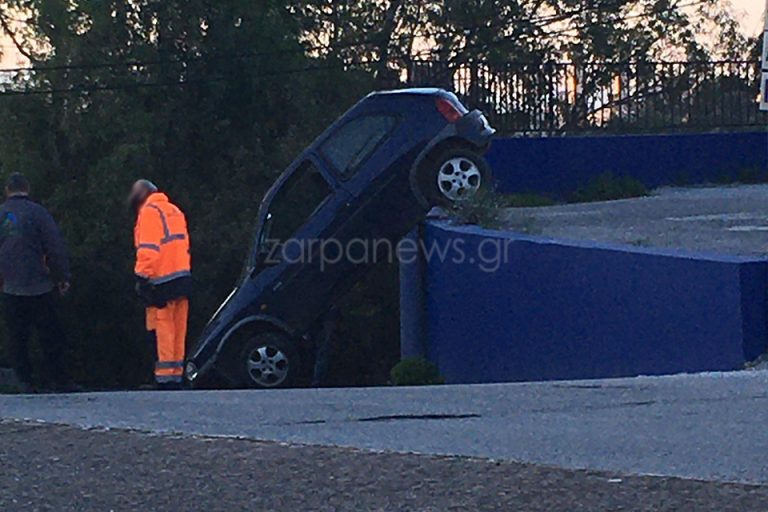 Χανιά: Απίστευτο ατύχημα σε parking (φωτο)