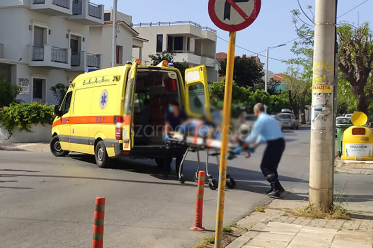 Χανιά: Τραυματίστηκε ηλικιωμένος οδηγός μηχανής σε τροχαίο (φωτο)