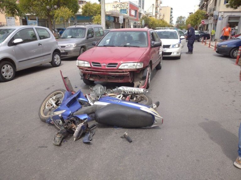 Χανιά: Καραμπόλα στο κέντρο της πόλης - Στο νοσοκομείο ένα άτομο (φωτο)