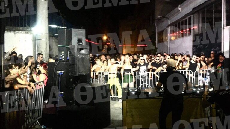 2.000 ravers παραληρούν στοιβαγμένοι σαν σαρδέλες στο κέντρο της Αθήνας (video)