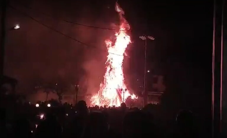 Στην πυρά ο Ιούδας και στα Χανιά με το πρώτο Χριστός Ανέστη