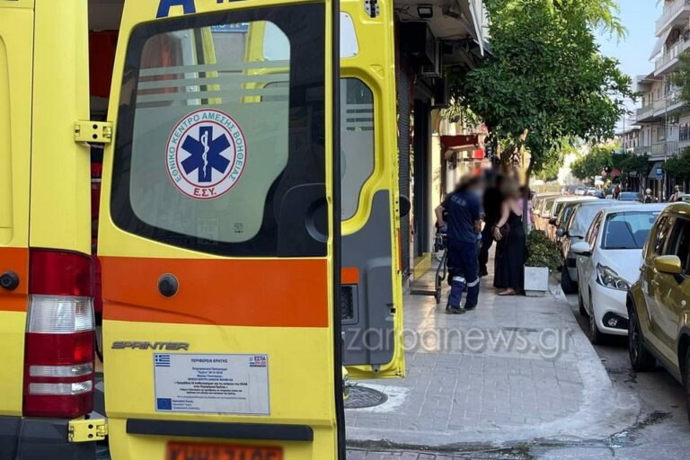 Χανιά: Τροχαίο ατύχημα με παράσυρση πεζής στο κέντρο της πόλης