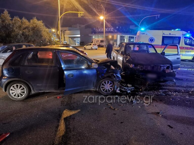 Χανιά: Δυο τροχαία μέσα σε λίγη ώρα - Τρία άτομα στο νοσοκομείο (φωτο)