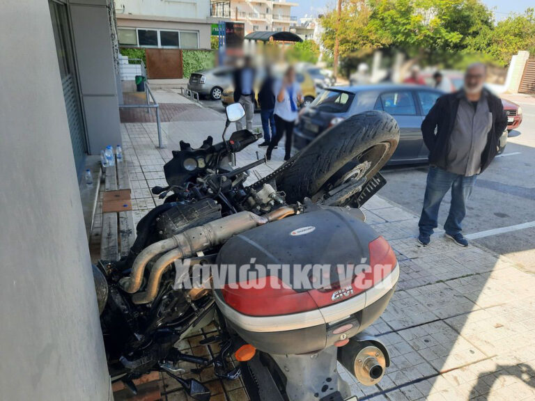 Χανιά: Τρομακτικό τροχαίο ατύχημα με τραυματισμό στην Ακρωτηρίου