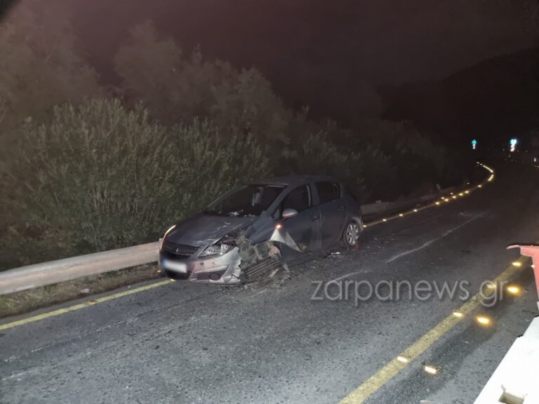 Χανιά: Καραμπόλα με έξι αυτοκίνητα και έναν τραυματία στα Μεγάλα Χωράφια: Ουρά χιλιομέτρων – Κλειστά και τα δύο ρεύματα (φωτο)