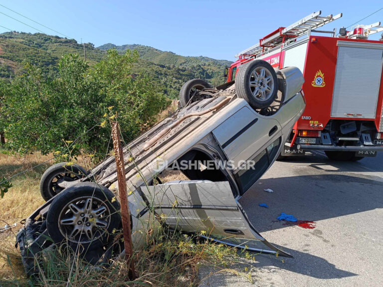 Χανιά: Σοβαρό τροχαίο ατύχημα με εγκλωβισμό στον Πλατανιά (φωτο)