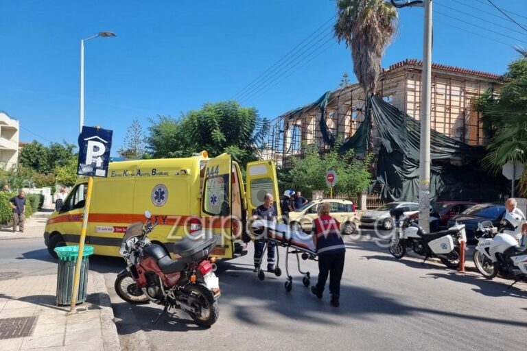 Χανιά: Τροχαίο στη Νεάρχου - Τραυματίστηκε διανομέας - Κυκλοφοριακό κομφούζιο στο σημείο (φωτο)