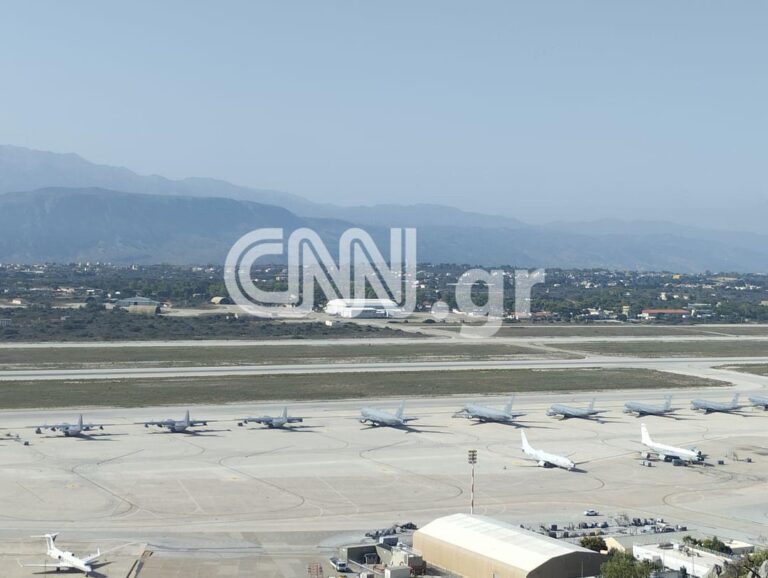 Χανιά: Μεγάλη κινητοποίηση αμερικανικών αεροσκαφών στη Σούδα (φωτο)