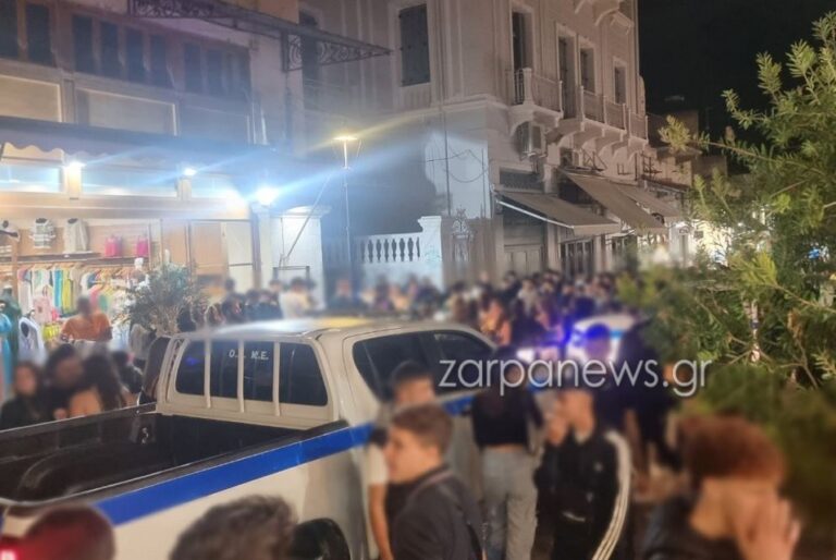 Χανιά: Αναστάτωση στο κέντρο της πόλης - Αναφορές για επεισόδια μεταξύ ανηλίκων (φωτο)