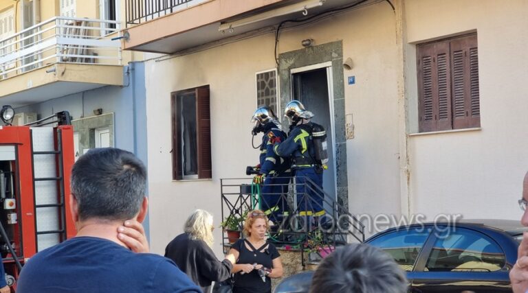 Χανιά: Σπίτι έπιασε φωτιά – Επέμβαση της Πυροσβεστικής (φωτο)