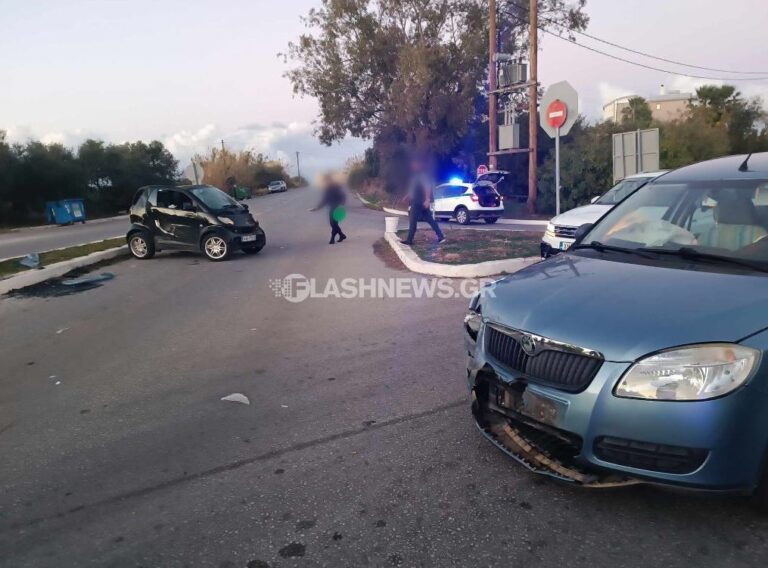 Χανιά: Τροχαίο στην γέφυρα του Γαλατά – Στο νοσοκομείο μια γυναίκα (φωτο)