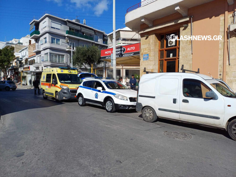 Χανιά: Βανάκι παρέσυρε ηλικιωμένο στο κέντρο των Χανίων (φωτο)