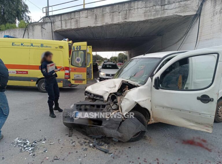 Χανιά: Σοβαρό τροχαίο σε σφοδρή σύγκρουση δύο οχημάτων (φωτο)