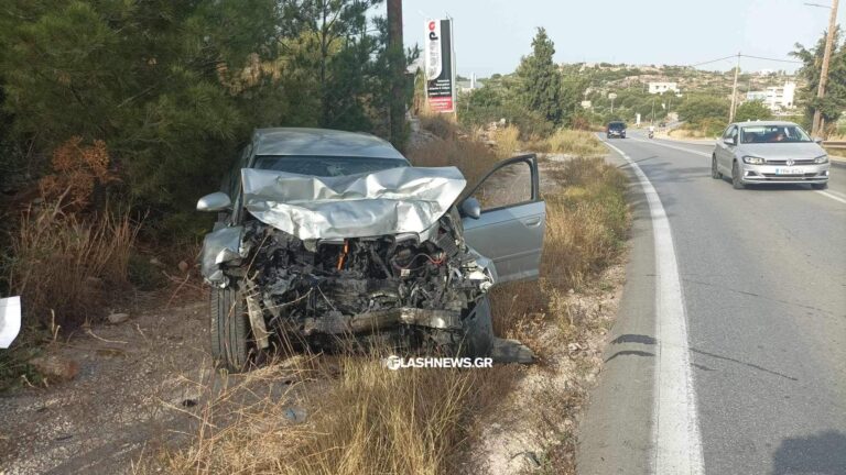 Χανιά: Στο νοσοκομείο μία γυναίκα μετά από σφοδρό τροχαίο στο Πιθάρι- Κυκλοφοριακή συμφόρηση στο σημείο (φωτο)