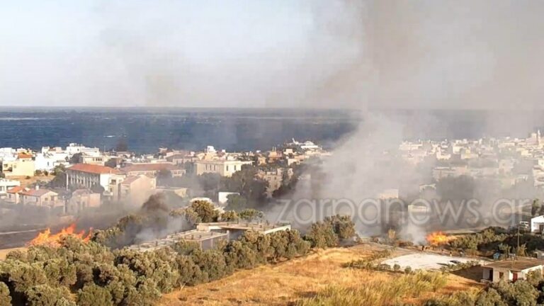 Χανιά: Φωτιά βρίσκεται σε εξέλιξη στην Παλαιόχωρα (φωτο – video)