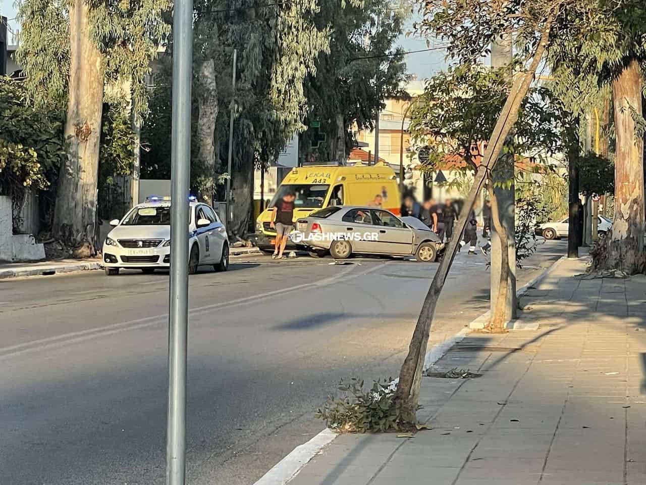 Χανιά: Τροχαίο ατύχημα στην λεωφόρο Σούδας – Τραυματίστηκε ένα άτομο (φωτο)