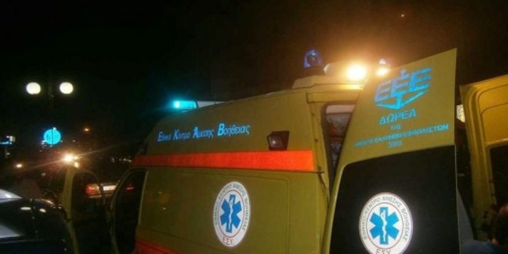 Χανιά: Σοβαρό τροχαίο τη νύχτα στη Γεωργιούπολη με πέντε τραυματίες