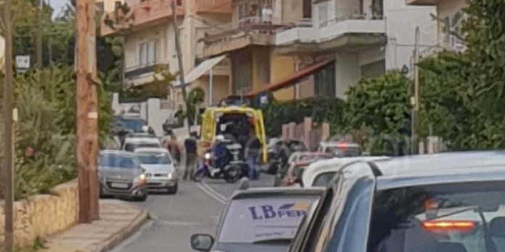 Χανιά :Τροχαίο με τραυματισμό στην οδό Παπαναστασίου  (Photo)